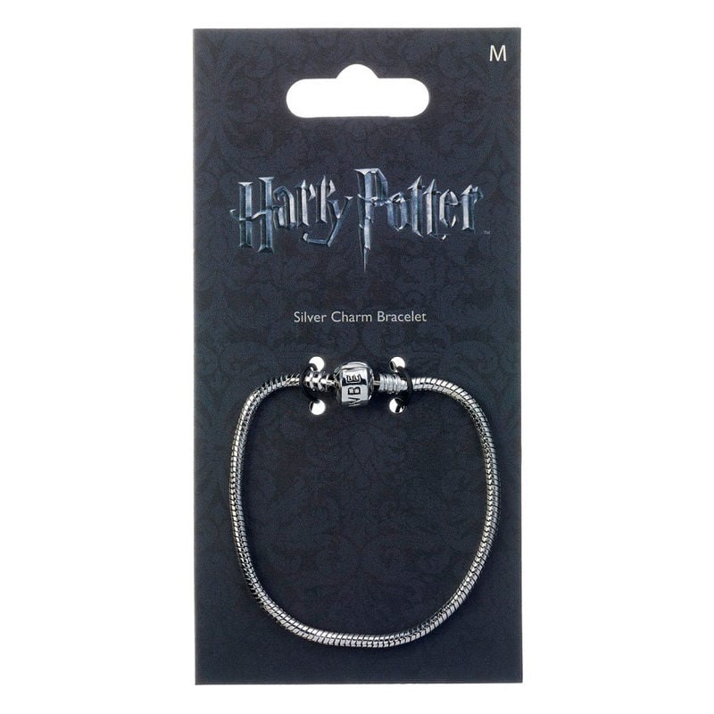 Pulsera plateada Harry Potter con diseño tubular - 2