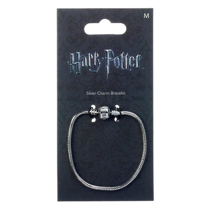 Pulsera plateada Harry Potter con diseño tubular - 6