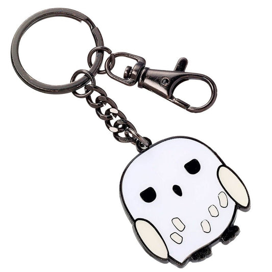 Llavero Hedwig de Harry Potter blanco y negro