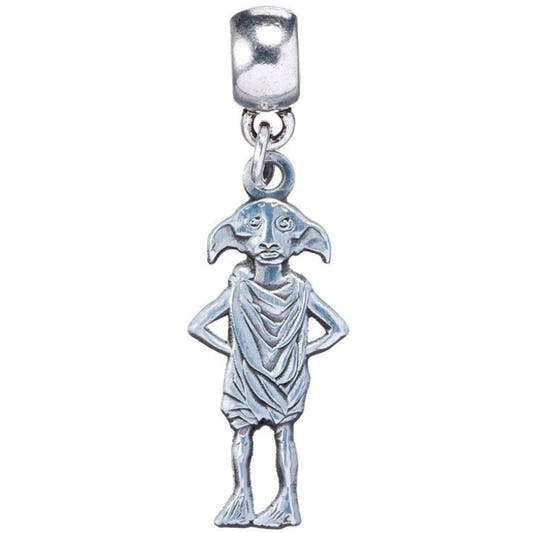 Colgante charm de Dobby de Harry Potter en tono plateado