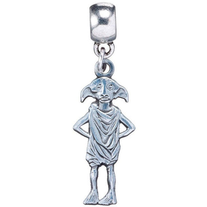 Colgante charm de Dobby de Harry Potter en tono plateado