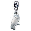 Colgante charm plateado de Hedwig, el búho de Harry Potter