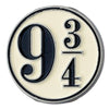 Pin circular de Harry Potter con el diseño Platform 9¾