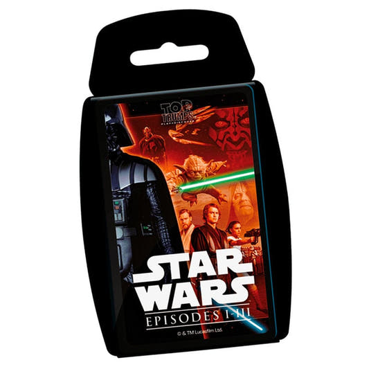 Juego de cartas Top Trumps Star Wars Episodios I-III