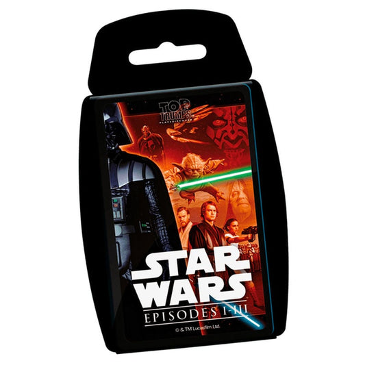 Juego de cartas Top Trumps Star Wars Episodios I-III