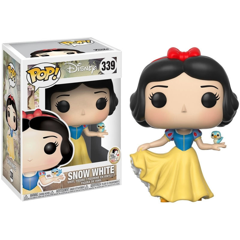 Figura Funko POP! de Blancanieves con vestido azul y amarillo