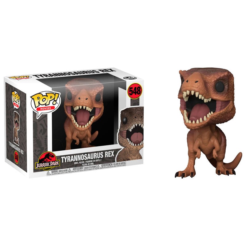 Figura Funko POP! Tyrannosaurus Rex de Jurassic Park en caja