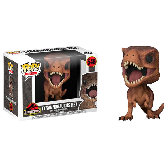 Figura Funko POP! Tyrannosaurus Rex de Jurassic Park en caja