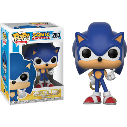 Figura Funko POP! de Sonic azul con anillo dorado - 2