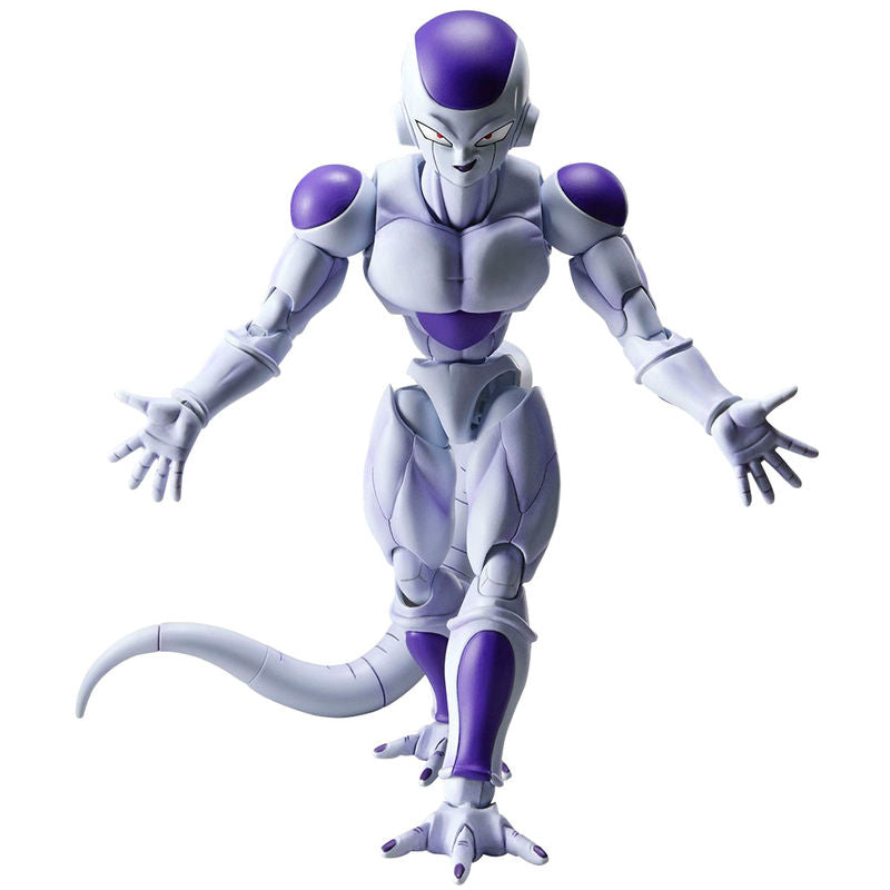 Figura model kit de Frieza de Dragon Ball Z en blanco y morado