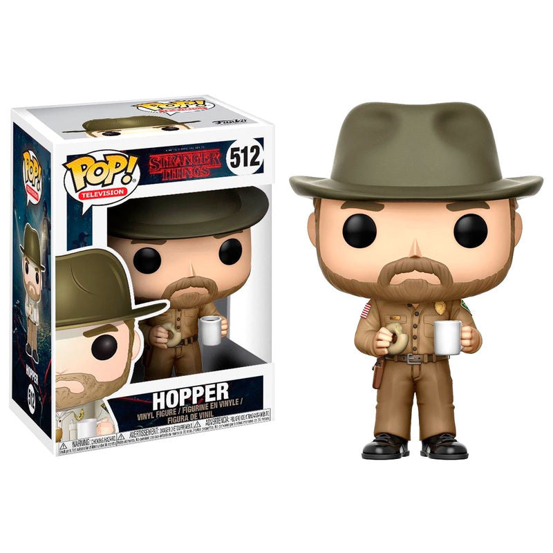Figura Funko POP! de Hopper de Stranger Things con versión Chase - 3