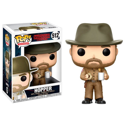 Figura Funko POP! de Hopper de Stranger Things con versión Chase - 3