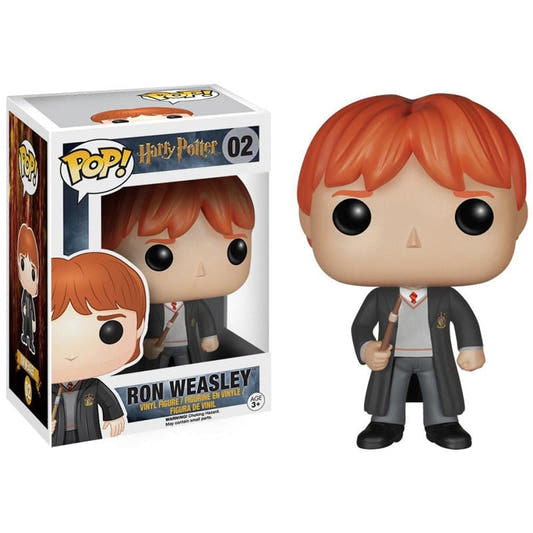 Figura Funko POP! de Ron Weasley con túnica de Gryffindor y varita - 3