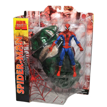 Figura de Spider-Man Marvel de 18 cm sobre base de vehículo verde - 2