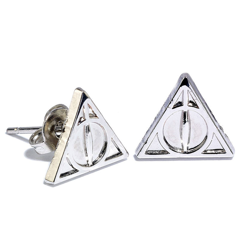 Set de pendientes Harry Potter con diseños Deathly Hallows y Golden Snitch - 3