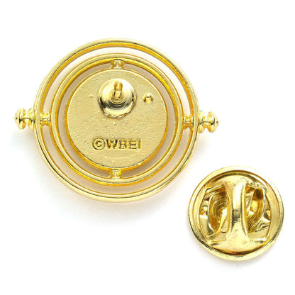 Pin Giratiempo Harry Potter dorado con dos piedras facetadas - 2
