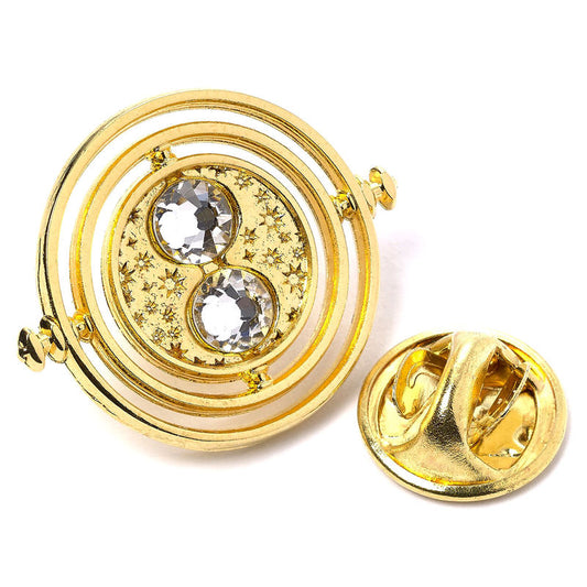 Pin Giratiempo Harry Potter dorado con dos piedras facetadas - 4