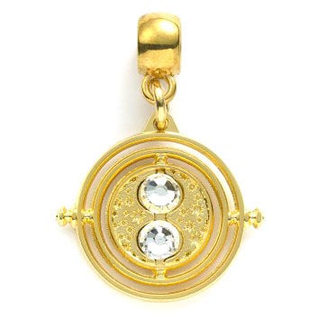 Colgante charm Giratiempo de Harry Potter en tono dorado