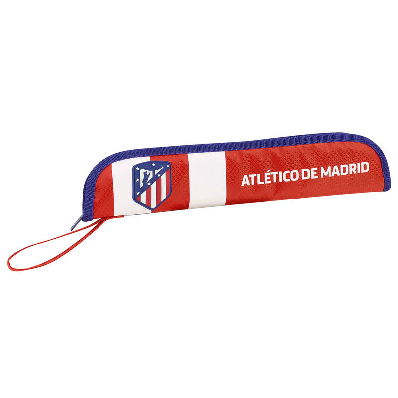 Portaflautas SAFTA del Atlético de Madrid rojo y blanco