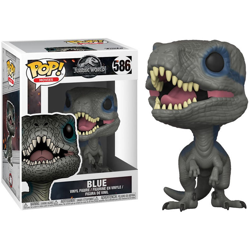 Figura Funko POP! de Blue, velociraptor de Jurassic World, con la boca abierta - 2