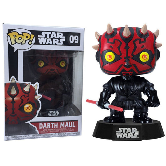 Figura FUNKO POP! de Darth Maul con sable de luz rojo - 2