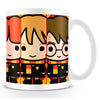 Taza de cerámica Kawaii Wizards Harry Potter con tres personajes