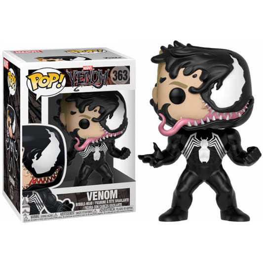 Figura Funko POP! de Venom Eddie Brock con emblema de araña blanco - 2