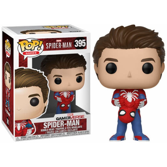 Figura Funko POP! de Spider-Man sin máscara con su máscara en las manos - 2