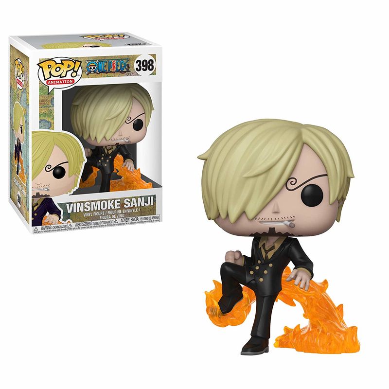 Figura FUNKO POP! de Vinsmoke Sanji con llamas naranjas - 2