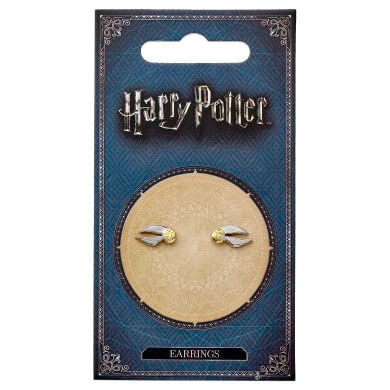Pendientes Golden Snitch de Harry Potter dorados y plateados - 2