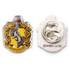 Pin Hufflepuff de Harry Potter con escudo amarillo y negro