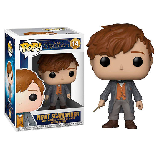 Figura Funko POP! de Newt Scamander con varita - 2