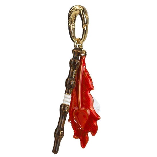 Colgante charm metálico de la Varita de Saúco de Harry Potter
