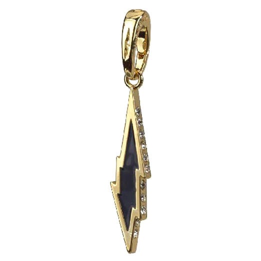 Colgante charm metálico con diseño de rayo de Harry Potter