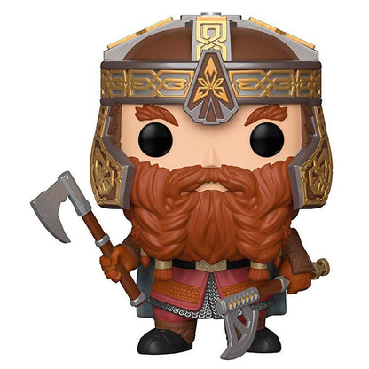 Figura Funko POP! de Gimli con casco, armadura y hacha