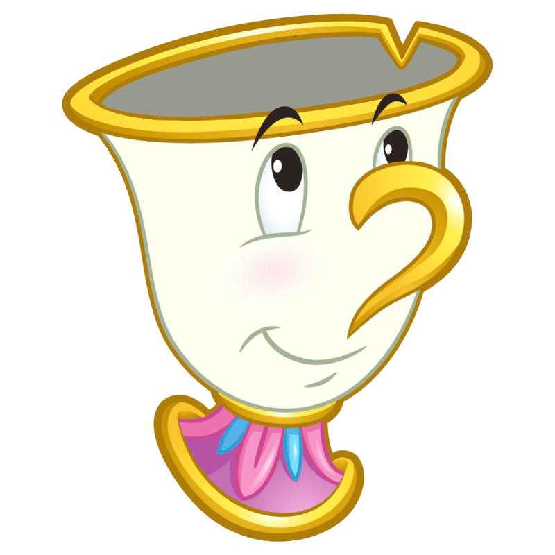 Toalla de microfibra de Chip de La Bella y la Bestia Disney