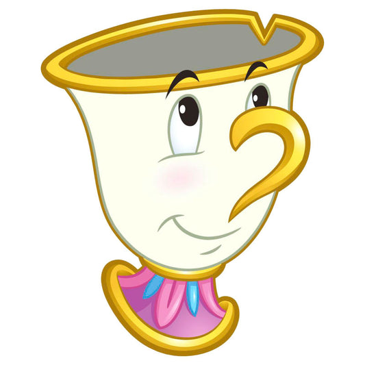 Toalla de microfibra de Chip de La Bella y la Bestia Disney