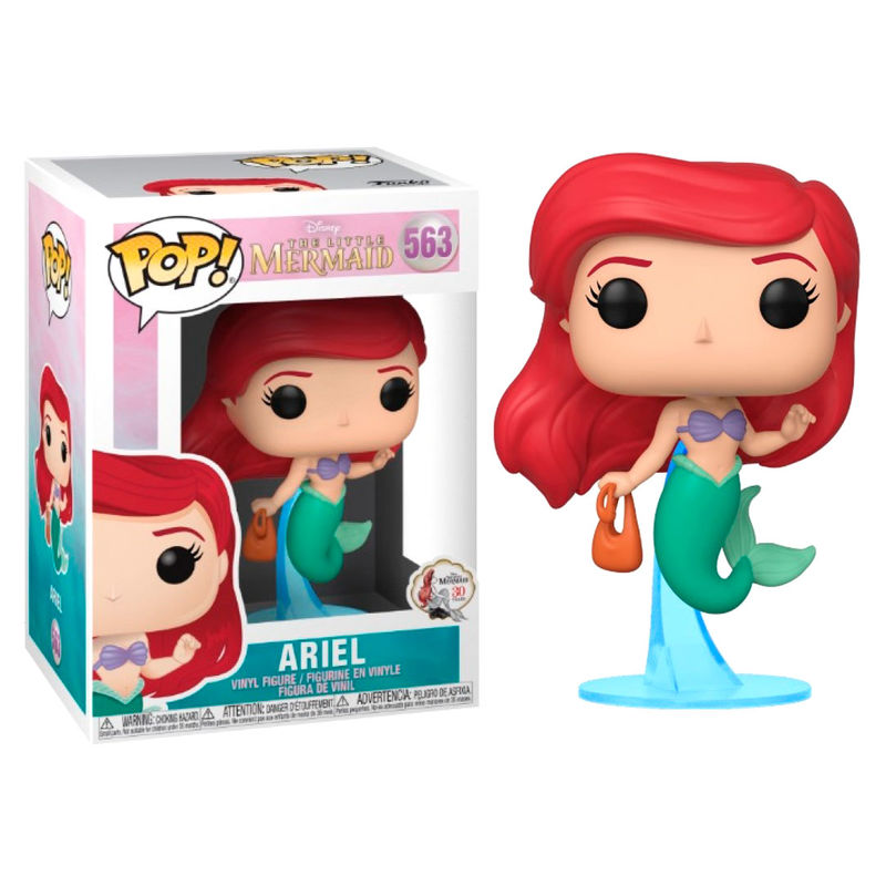 Figura Funko POP! de Ariel de La Sirenita con bolso