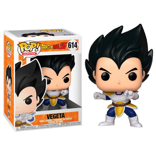Figura Funko POP! de Vegeta de Dragon Ball Z con armadura blanca y azul