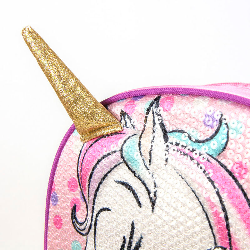 Mochila rosa 3D de Minnie Disney con unicornio - 2