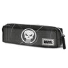 Portatodo negro de The Punisher con calavera y logotipo Marvel