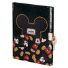 Diario negro con llave y diseño de Mickey Mouse Disney