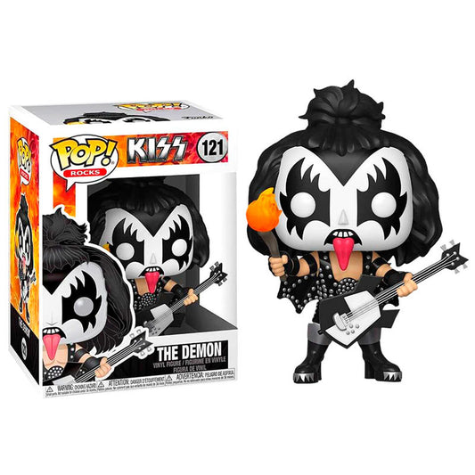 Figura Funko POP! KISS The Demon con guitarra y antorcha - 2