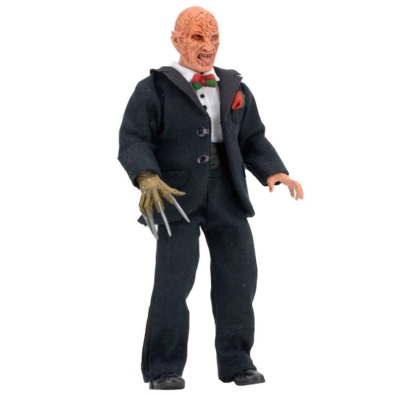 Figura NECA de Freddy Krueger con smoking negro y guante con cuchillas - 3
