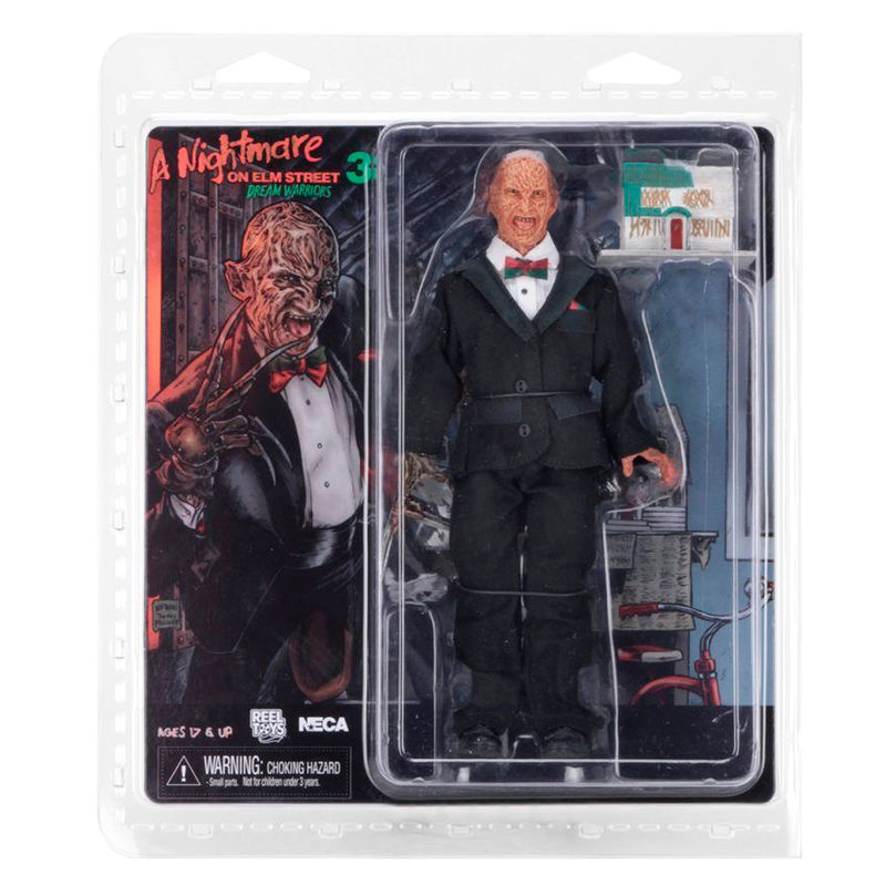 Figura NECA de Freddy Krueger con smoking negro y guante con cuchillas - 4