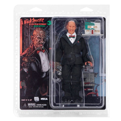 Figura NECA de Freddy Krueger con smoking negro y guante con cuchillas - 4