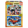 Caja con dos puzzles de Dragon Ball Super de 100 piezas