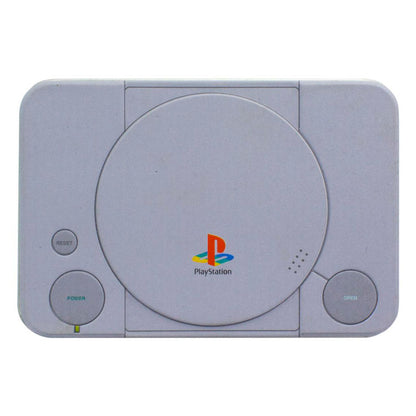 Baraja de cartas PlayStation en caja metálica con forma de PS1 - 2