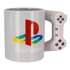 Taza blanca PlayStation PALADONE con asa en forma de mando