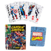 Baraja Marvel Comics con cartas ilustradas y caja metálica